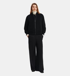Blouson droit double face laine et cachemire Bompard