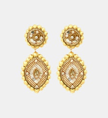 Boucles d'oreilles clip Angèle rond et goutte  - Angele Satellite