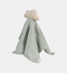 Tissu câlin hochet en coton, étoile Kindsgut