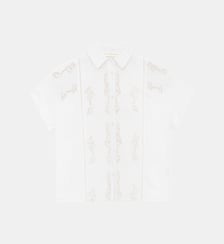 Chemisier manches courtes col chemise uni CHERYL La Petite Etoile