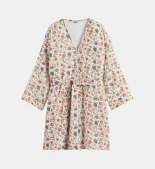 Peignoir kimono gaze coton doublée éponge La Redoute Interieurs