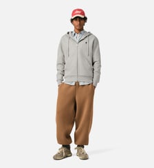Hoodie Zippé Ami De Coeur en Coton AMI Paris