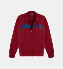Sweatshirt à fermeture zippée logo Vilebrequin