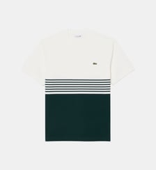 T-shirt jersey rayé color-block Lacoste