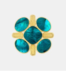 Broche   doré à l'or fin - Ashanti Satellite