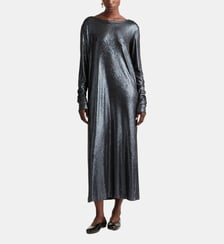 Robe queen en jersey laminé Momonì
