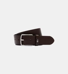 Ceinture en cuir grainé Lacoste