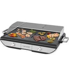 Plancha électrique QPL 650 noir gris à poser, 50x30 cm Riviera & Bar