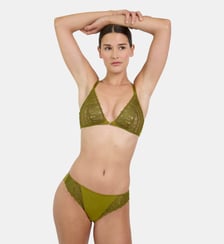 Petite culotte Dreamcatcher verte Maison Lejaby