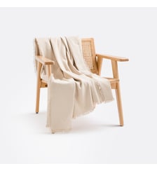 Plaid coton frangé La Redoute Interieurs
