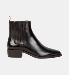 Bottines Plates Georgia Cuir Bobbies