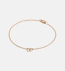 Bracelet en or jaune 9K avec des cœurs entrelacés Aristocrazy