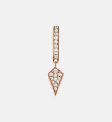 Boucle d'oreille Stairway diamants et or rose Statement