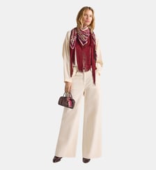 Pantalon aoki bis en velours courbe elastique Momonì
