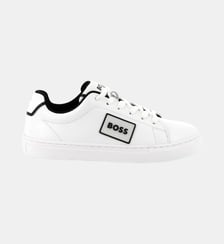 Baskets en cuir de vachette BOSS Kidswear