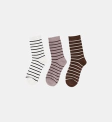 Chaussettes imprimé à rayures AMIO La Petite Etoile