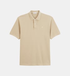 Polo Lucas en piqué de coton Serge Blanco