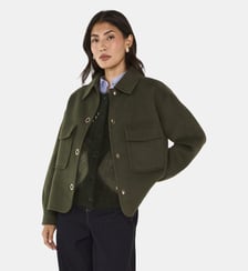 Blouson En Laine Mélangée Clea Maison 123