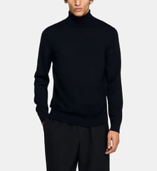 Pull ajusté laine col roulé Sandro
