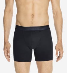 Boxer long à teneur coton logotypé Hom