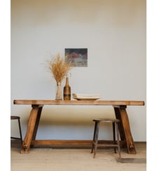 Table à manger en bois Romy N°410- Produit chiné Debongout