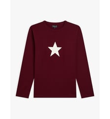 t-shirt en coton sérigraphié Agnès b.