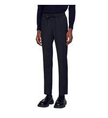 Pantalon droit laine mélangée Sandro
