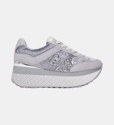 Baskets super plateforme effet velours Liu Jo