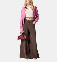 Bomber en cuir vintage Pinko