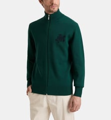 Sweat laine et cachemire à fermeture éclair Tortue Vilebrequin