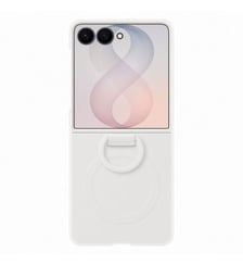 Coque Flip 8 silicone anneau magnétique Noir Samsung