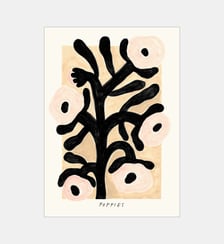 Poster   Pale poppies - Madelen - PSTR Studio Poster & Frame
