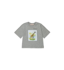 T-shirt avec imprimé girafe et logo Marni