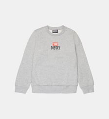 Sweat-shirt col rond avec logo Diesel Kids