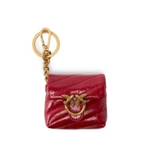 étui pour airpods love bag puff en cuir brillant Pinko