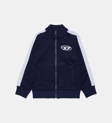 Sweat zippé avec logo Diesel Kids
