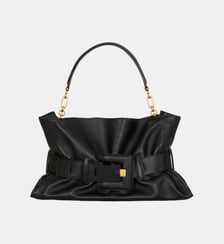 Sac Anthem Medium en cuir lisse Balmain