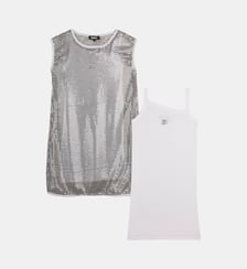 Robe à manches courtes DKNY