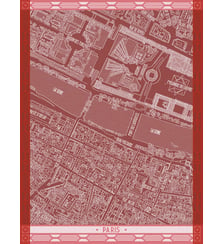 Torchon À vol d'oiseau Paris Le Jacquard Francais