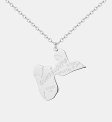 Collier Guadeloupe Argent en Acier Phebus