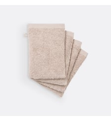 Lot de 4 gants de toilette éponge Scénario La Redoute Interieurs