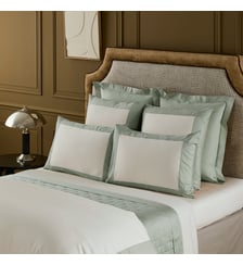 Drap plat en satin Yves Delorme