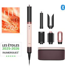 Fer multistyle Airwrap Co-anda 2x Cheveux raides à ondulés Rose Céramique Dyson