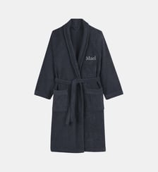 Peignoir éponge col châle personnalisé La Redoute Interieurs