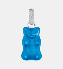 Grand pendentif Ours d'or  bleu Thomas Sabo