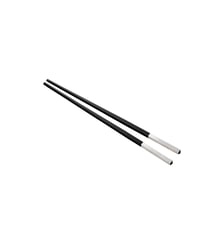 Coffret de baguettes chinoises noires et repose-baguettes - UNI Christofle