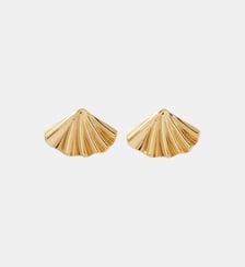 Boucles d'oreilles éventail en acier inoxydable Balaboosté