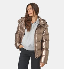 Doudoune manches amovibles Hinata metallic Jott