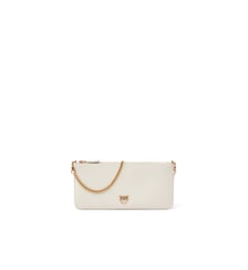 Horizontal flat bag en cuir Pinko