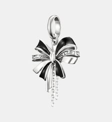 Pendentif Charm nœud noir Connect Thomas Sabo